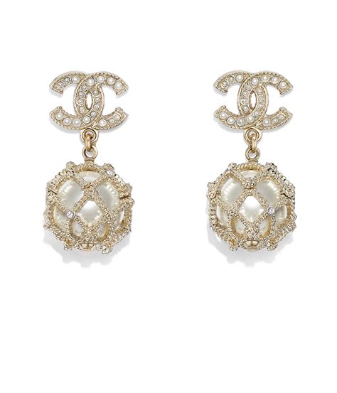 chanel earrings costume|chanel costume earrings price.